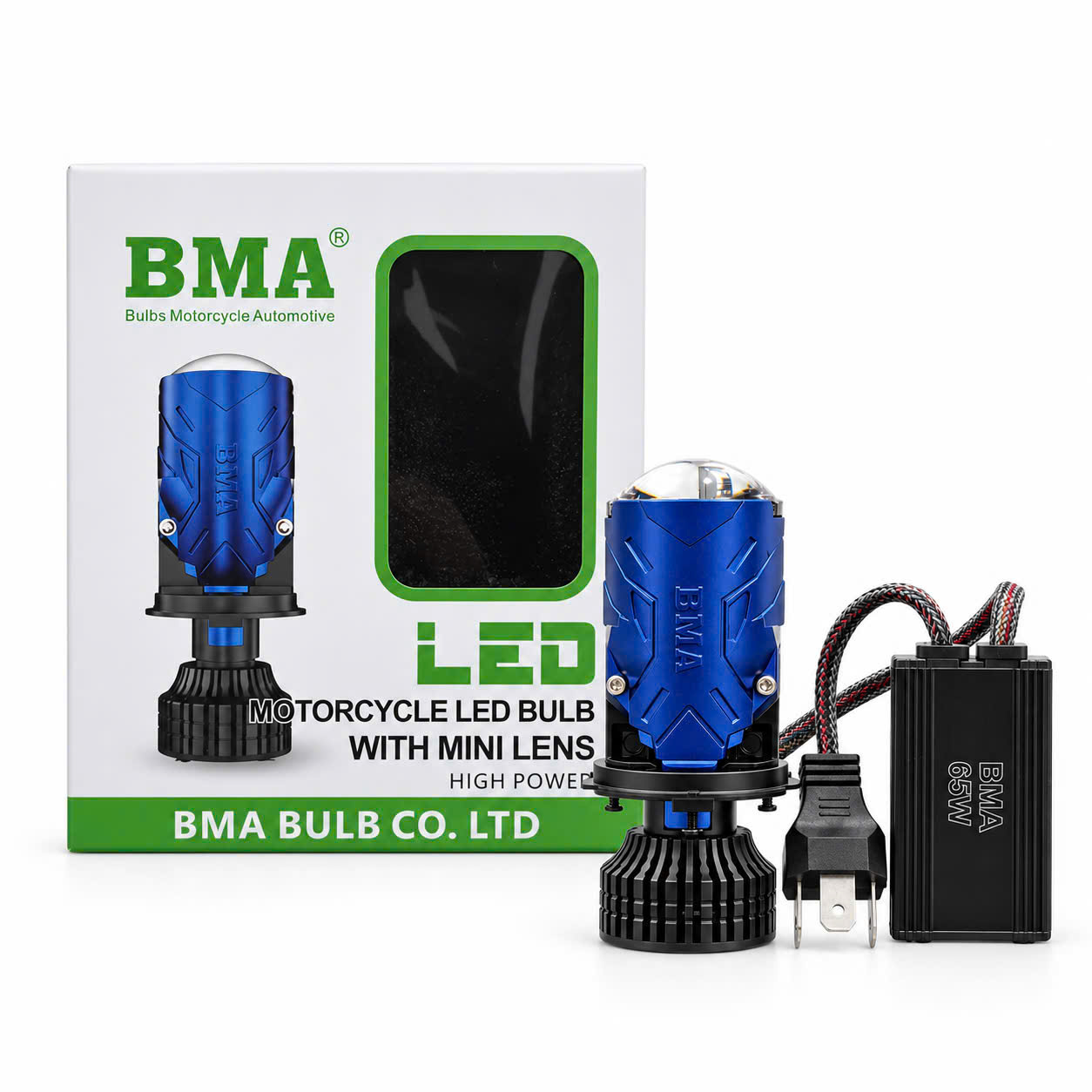 BÓNG LED BMA R03 BI CẦU QUẠT TẢN NHIỆT 65W